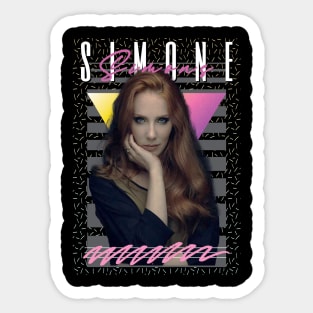 Epica /// Simone Simons Retro Style Fan Art Sticker